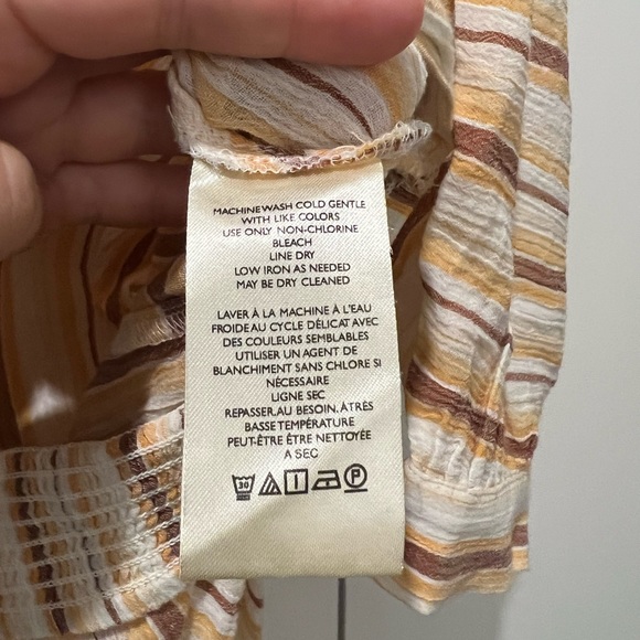 Anthropologie Batwing Striped Blouse - Picture 6 of 7